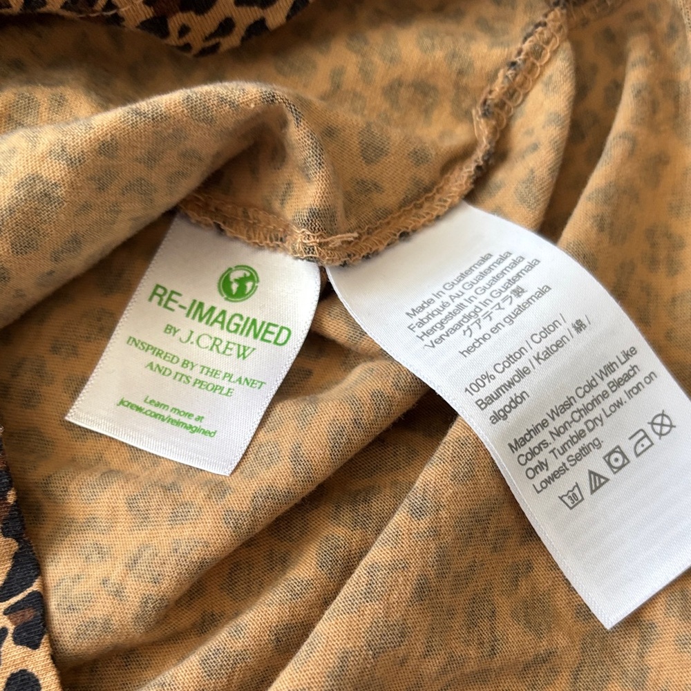 J.Crew Leopard Print Top - Picture 4 of 5